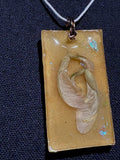 Helicopter Seeds in Resin Pendant | Woodland Wings Necklace