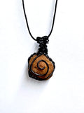 Rose Rock | Wire Wrapped Reversible Necklace | Oklahoma Stone Jewelry