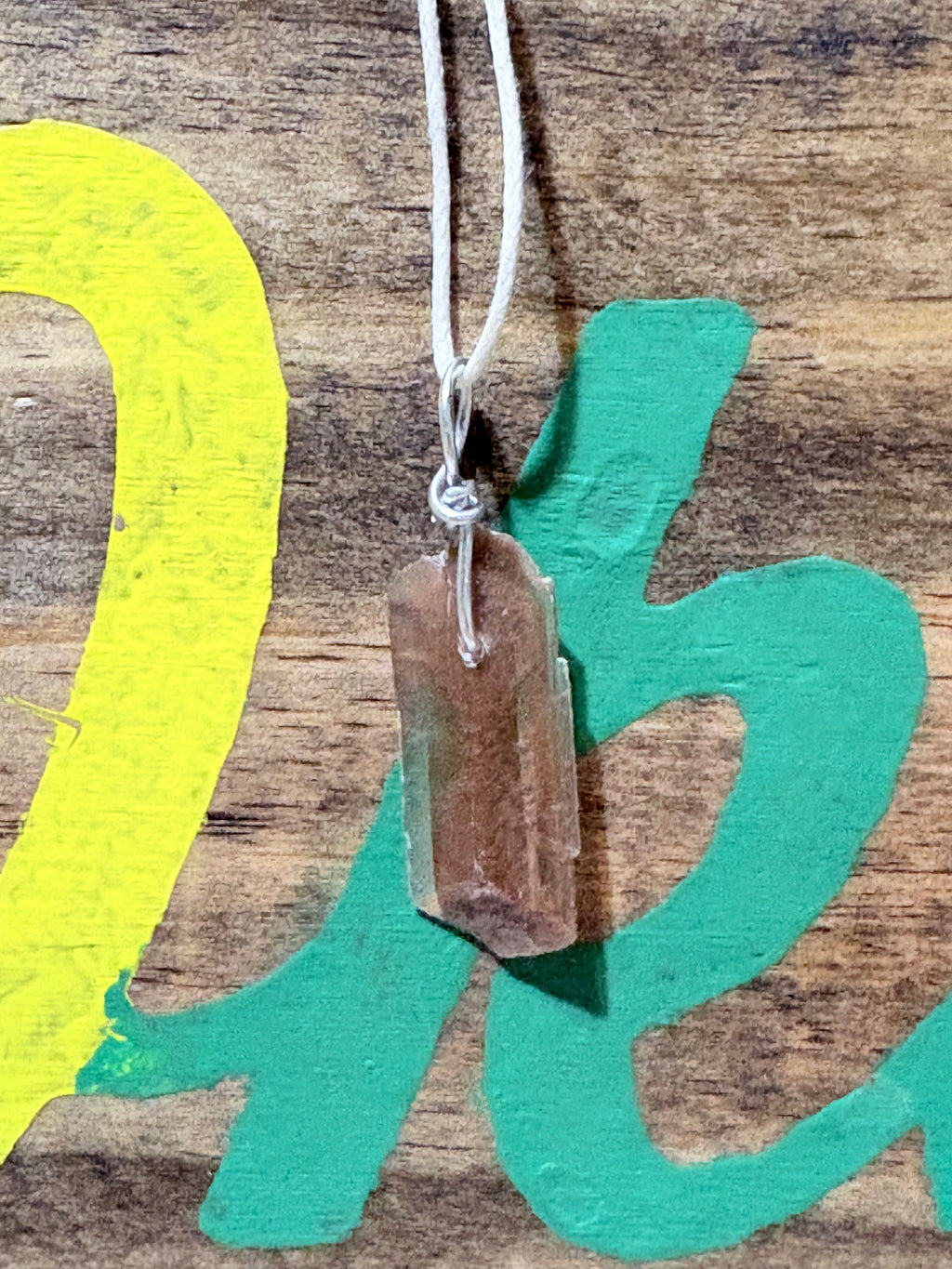 Hourglass Selenite | Wire Wrapped Crystal Necklace | Raw Natural Stone