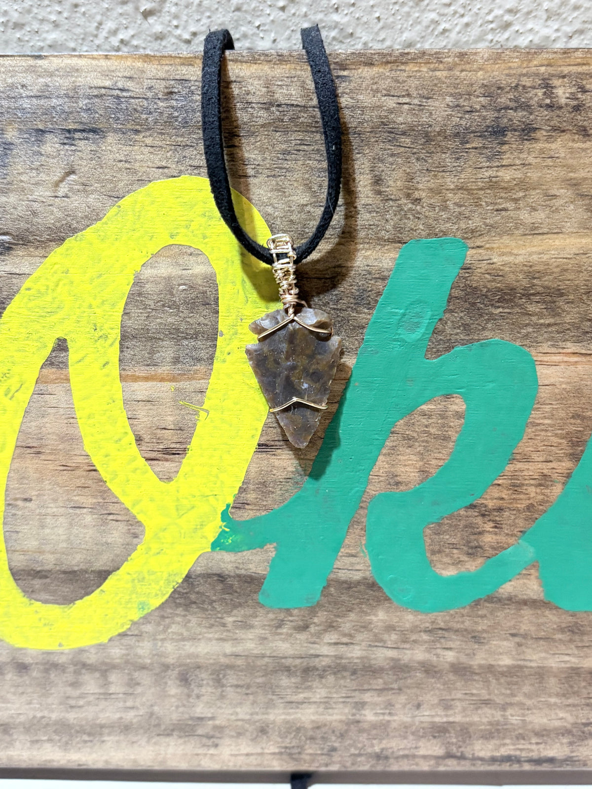 Reversible Arrowhead Necklace | Hand-Wrapped Stone Pendant | Nature Jewelry