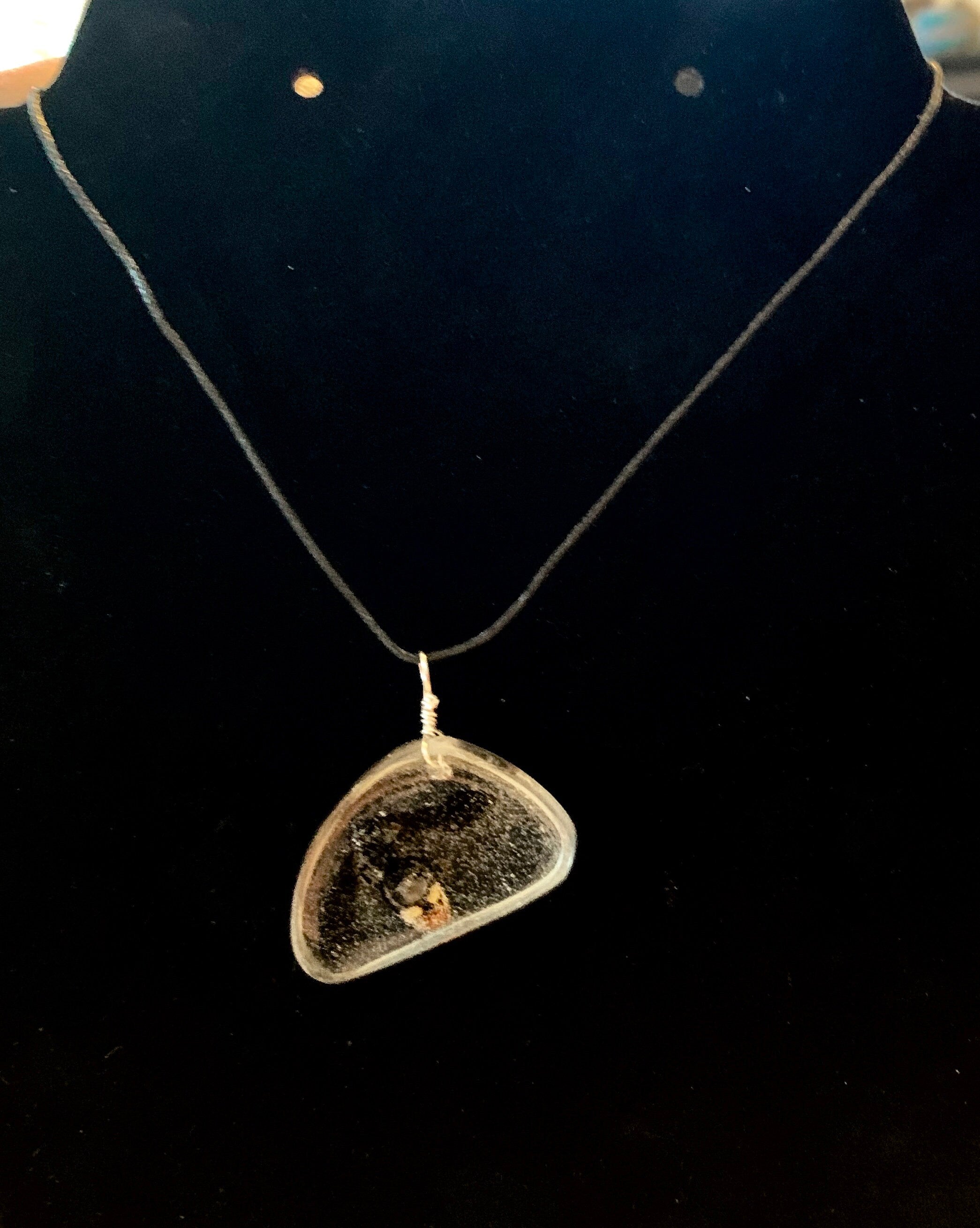 Bee in Resin Pendant Necklace, Nature Inspired Jewelry, Blue Winged Wasp in Resin Pendant, Gift for Bee Lover, Beekeeper