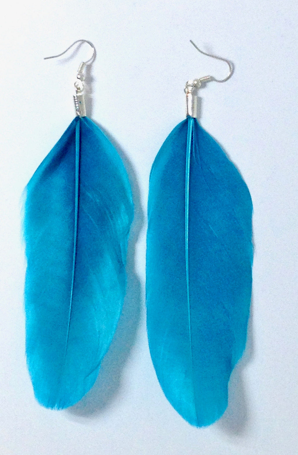 Feather Earrings | Colorful Dangle Earrings