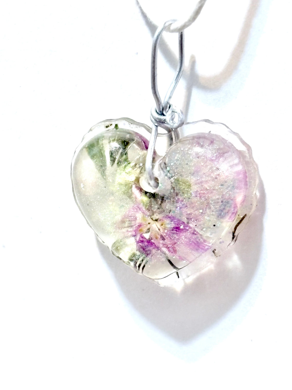 Spring Beauty Heart Necklace | Two Sides of Spring