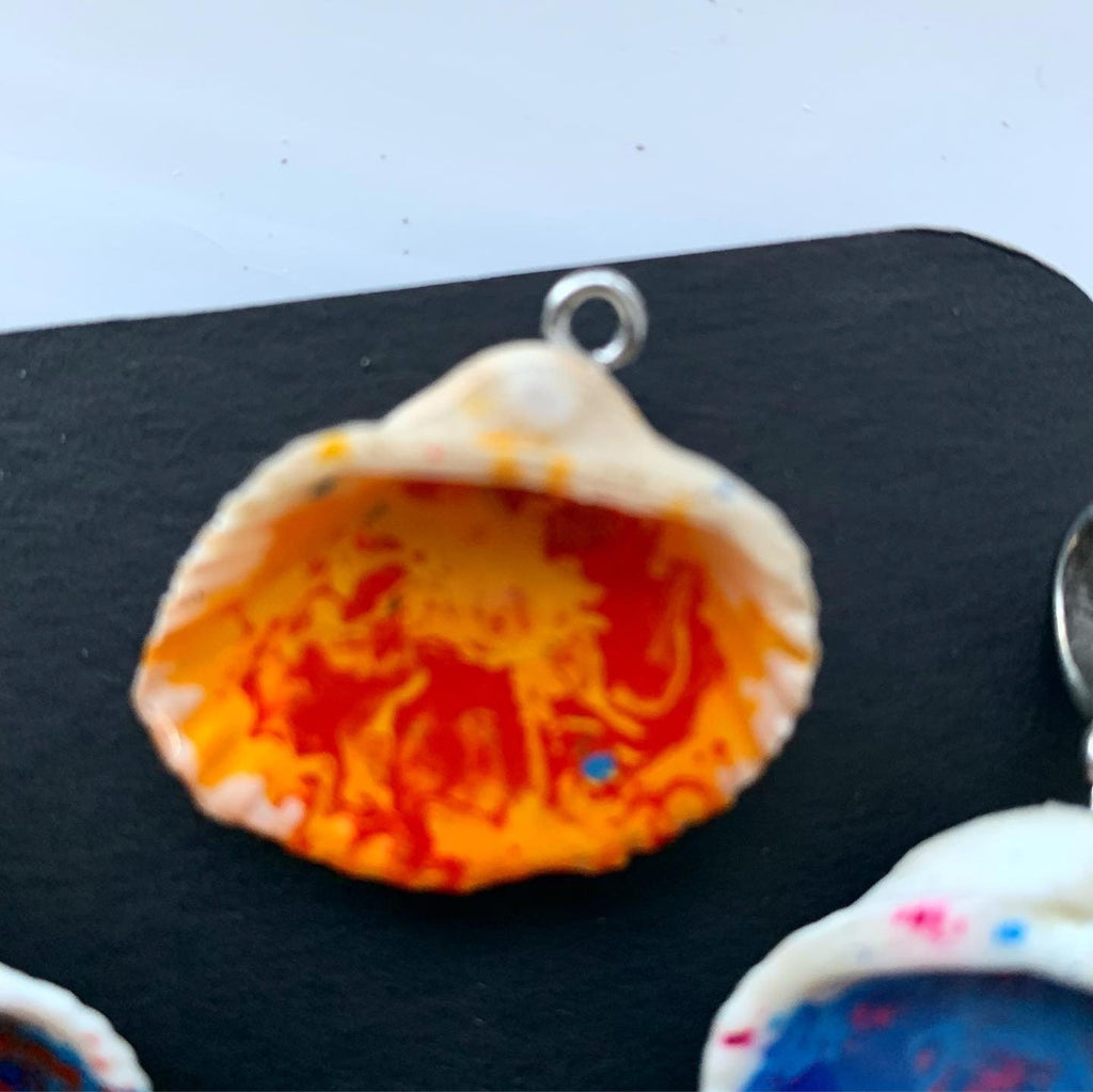 Seashell Pendant | Colorful Resin Shell Necklace