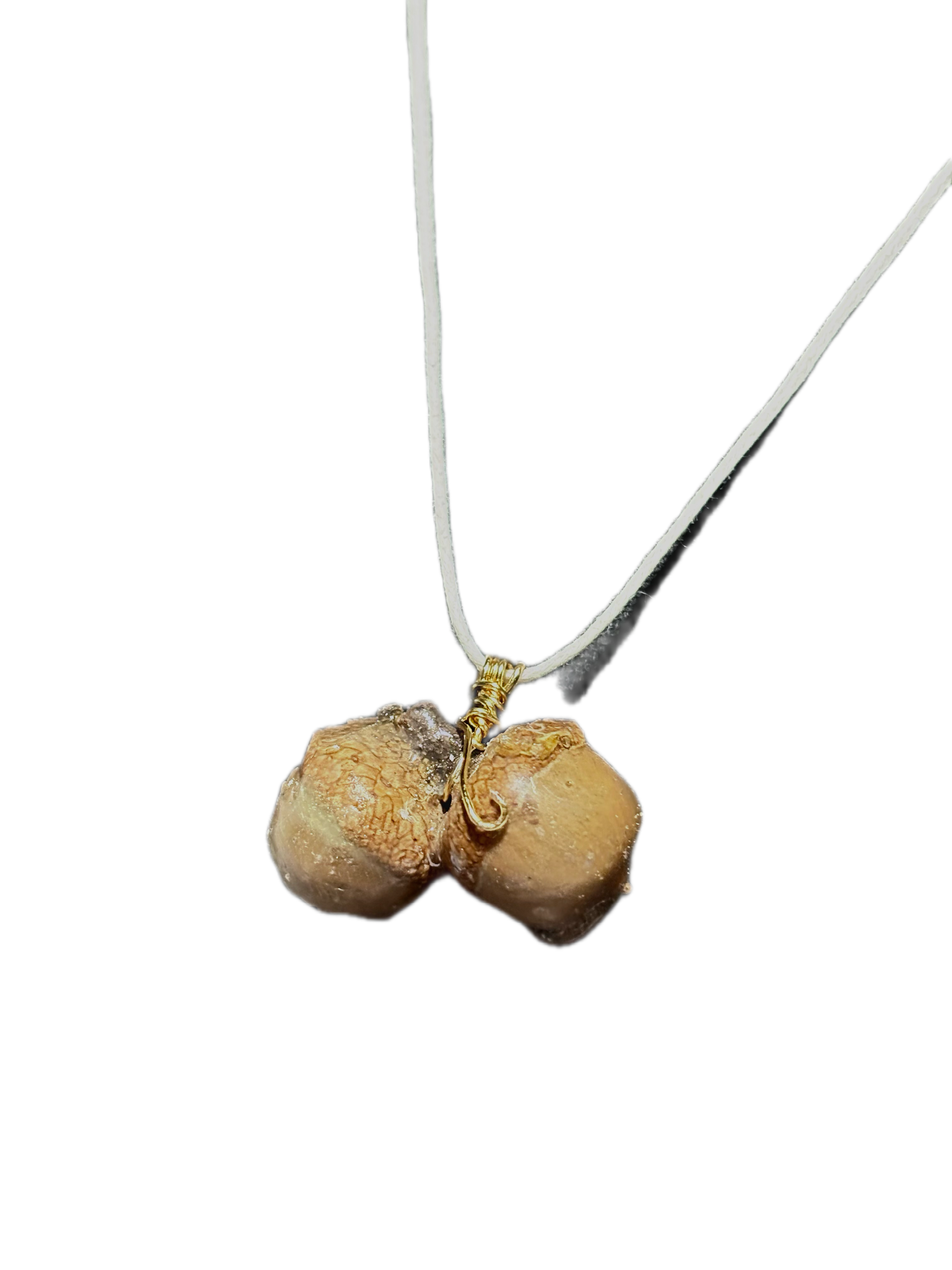 Acorn Treasure Pendant | Woodland Acorn in Resin Necklace