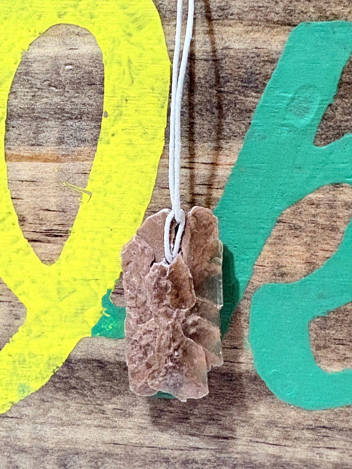 Double Hourglass Selenite | Raw Crystal Necklace | One of a Kind Stone