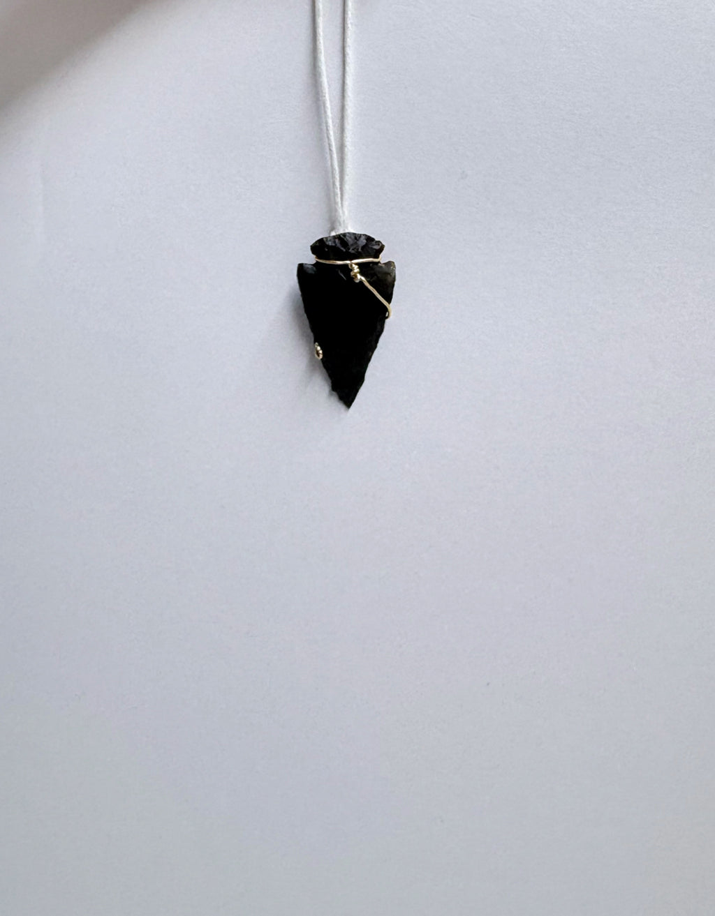 Statement Arrowhead Necklace | Wire Wrapped Stone Pendant | One of a Kind Jewelry