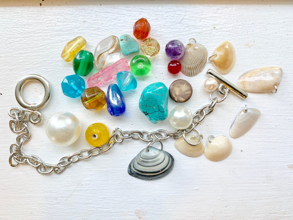 Custom Charm Bracelet | Personalized Jewelry Gift | Birthstone Bracelet | Meaningful Handmade Keepsake