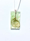 Green Maple Seed Necklace | Spring Drift