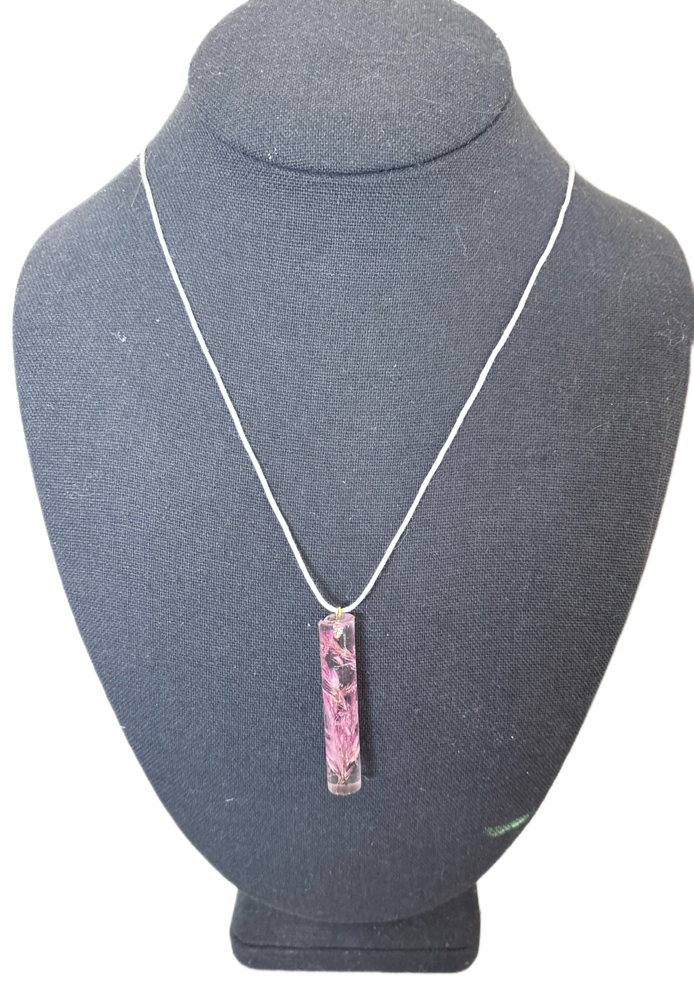 Bright Flowers in Cylindrical Pendant | Real Celosia Flowers in Resin