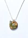Fern Wood Slice Necklace | Woodland Layers