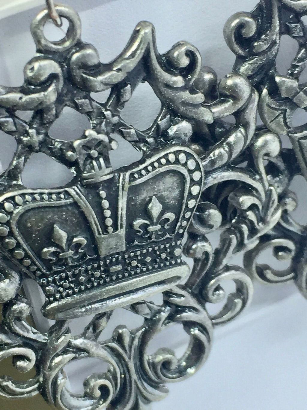 Coat of Arms Earrings, Handmade Dangle Earrings, Asymmetrical Earrings