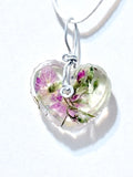 Spring Beauty Heart Necklace | Two Sides of Spring