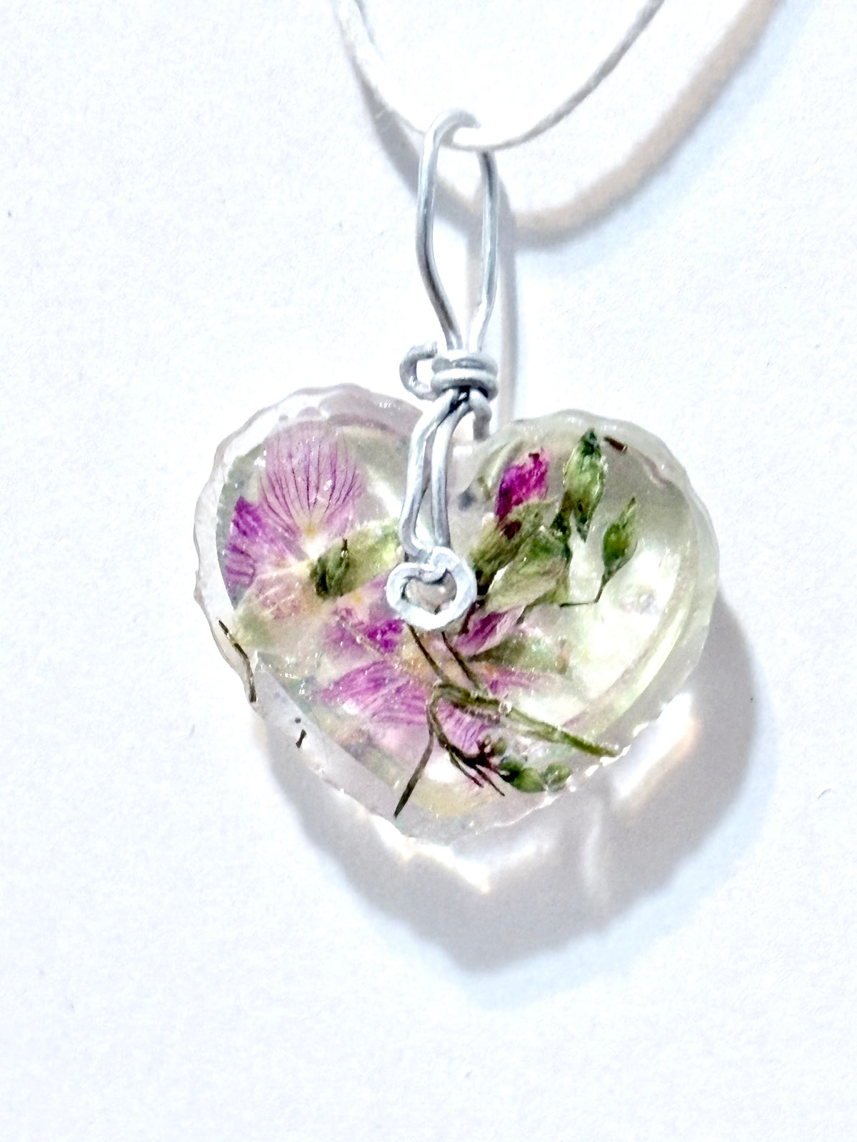 Spring Beauty Heart Necklace | Two Sides of Spring