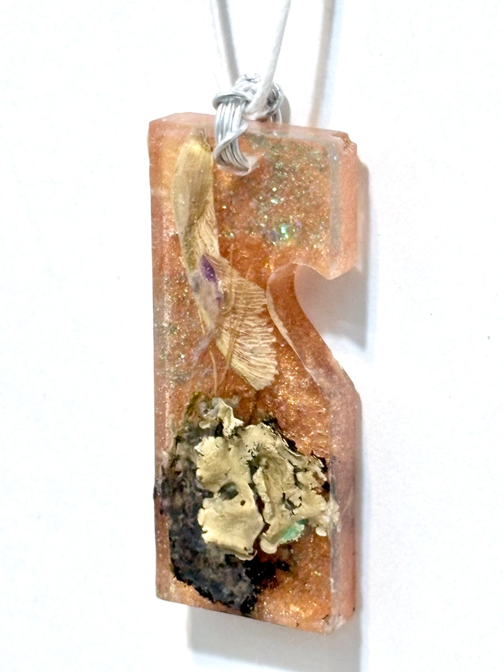 Forest Botanicals in Resin Pendant | Woodland Wonder