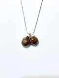 Acorn Treasure Pendant | Woodland Acorn in Resin Necklace
