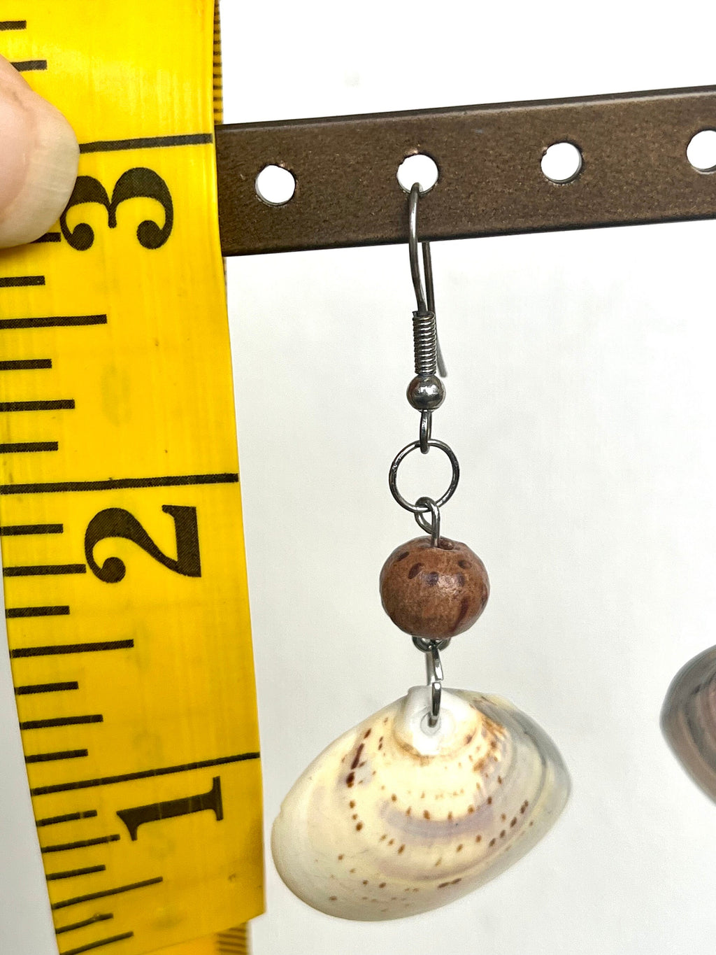 Matching Shell Necklace and Earrings, Seashell Jewelry Set, Gift for Mom / Daughter, Ocean Inspired