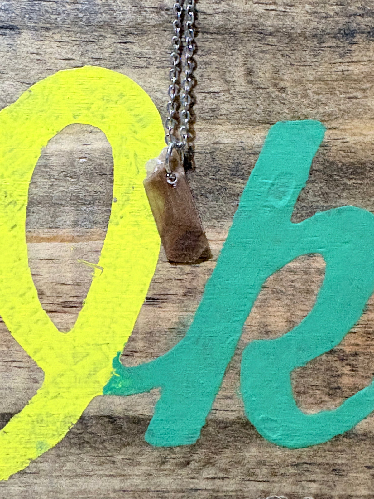 Hourglass Selenite | Crystal Necklace | Simple Silver Chain Pendant