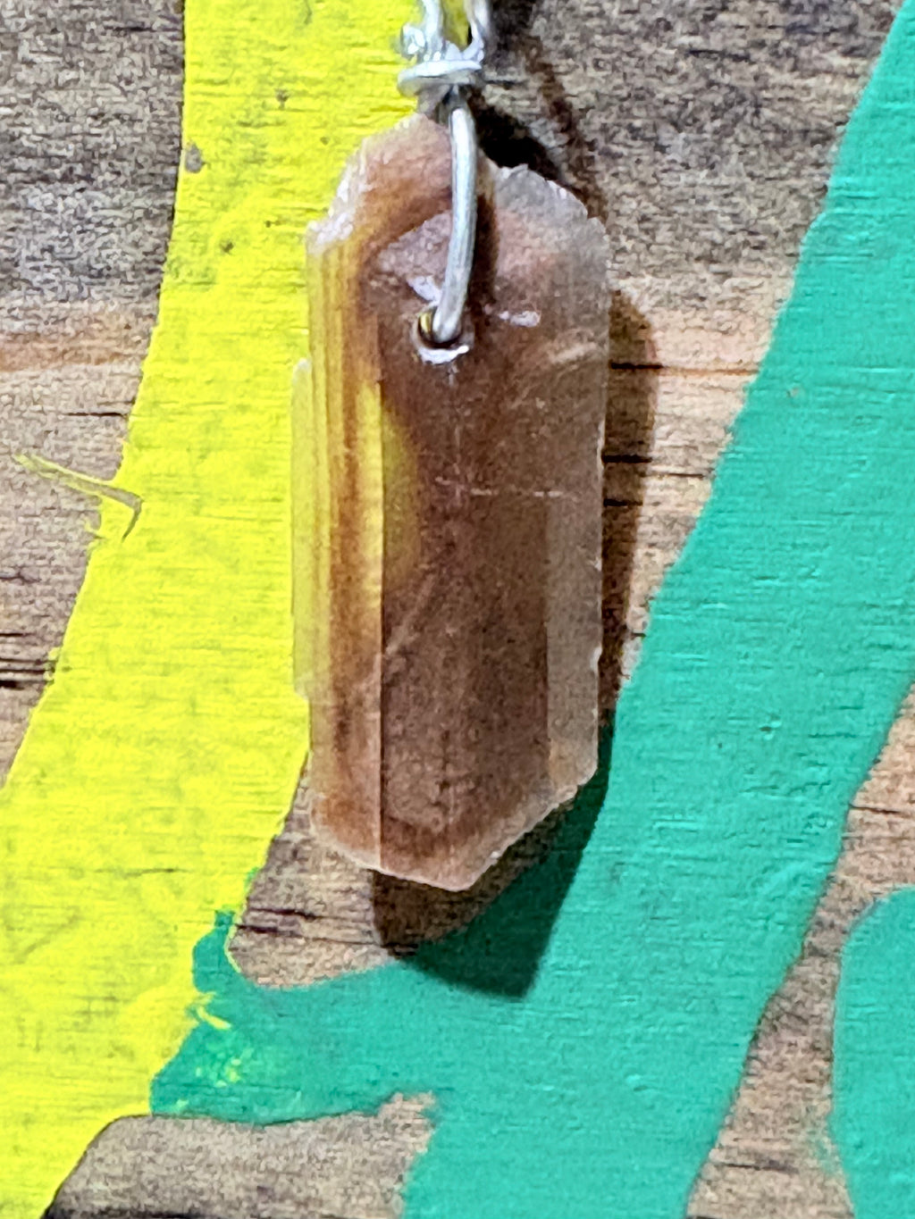 Hourglass Selenite | Wire Wrapped Crystal Necklace | Raw Natural Stone