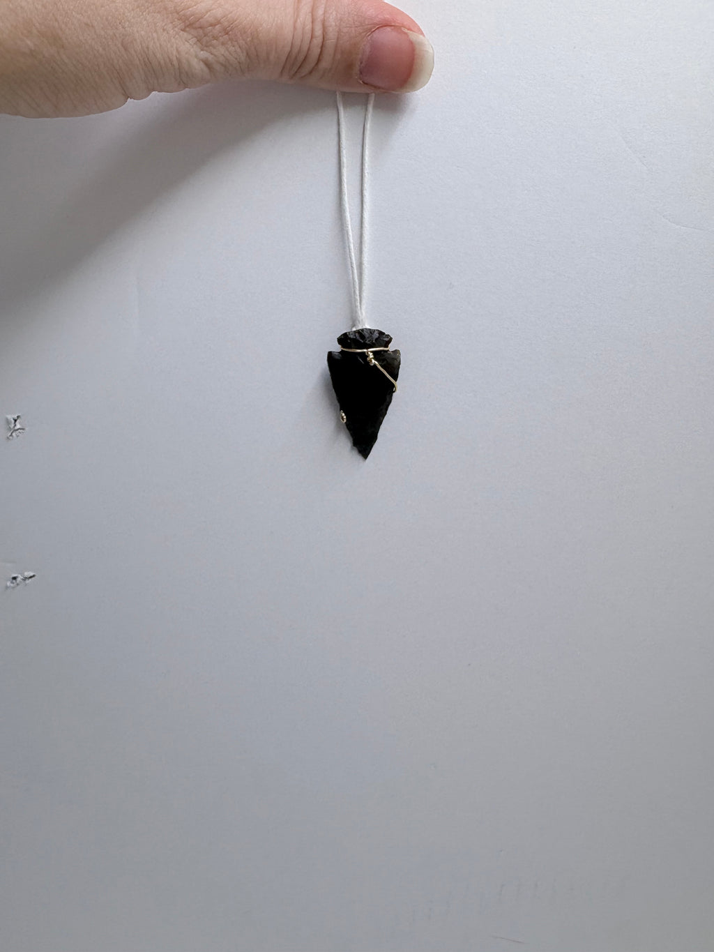 Statement Arrowhead Necklace | Wire Wrapped Stone Pendant | One of a Kind Jewelry