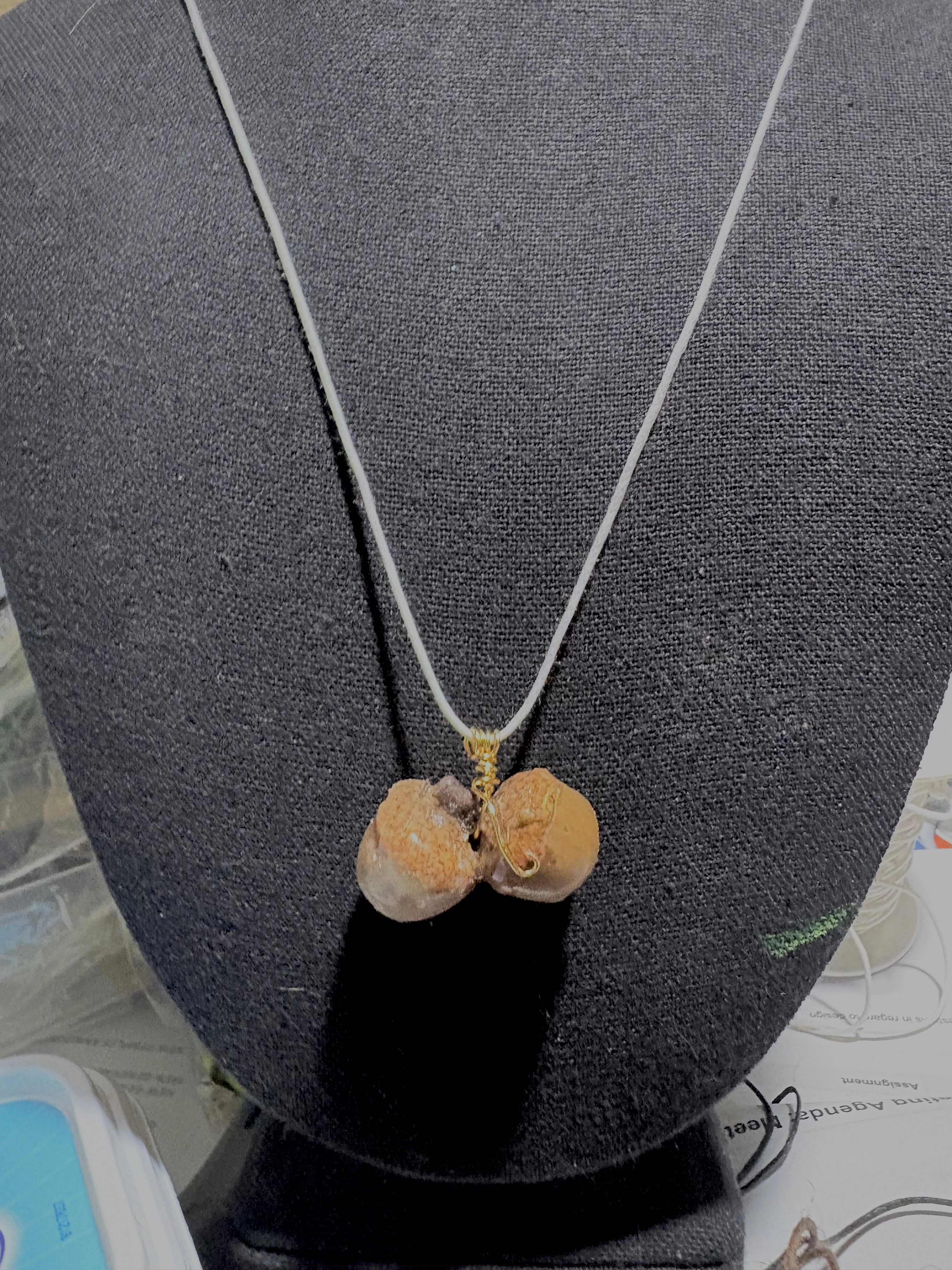 Acorn Treasure Pendant | Woodland Acorn in Resin Necklace