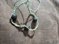 Lava Stone Friendship Bracelet | Hemp and Stone Adjustable Bracelet