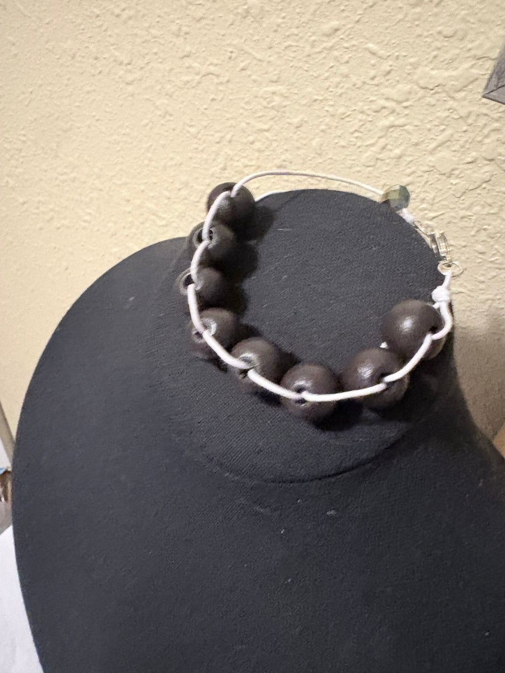 Wooden Fidget Bracelet | Large Moveable Beads