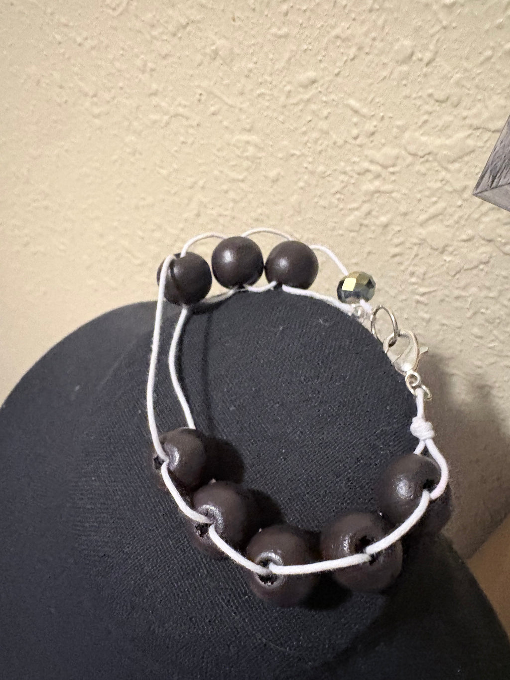 Wooden Fidget Bracelet | Large Moveable Beads