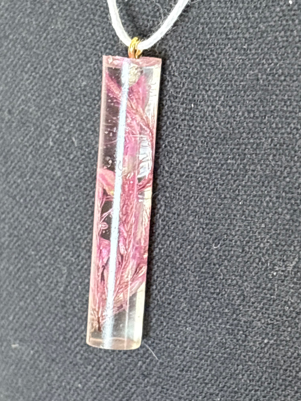 Bright Flowers in Cylindrical Pendant | Real Celosia Flowers in Resin