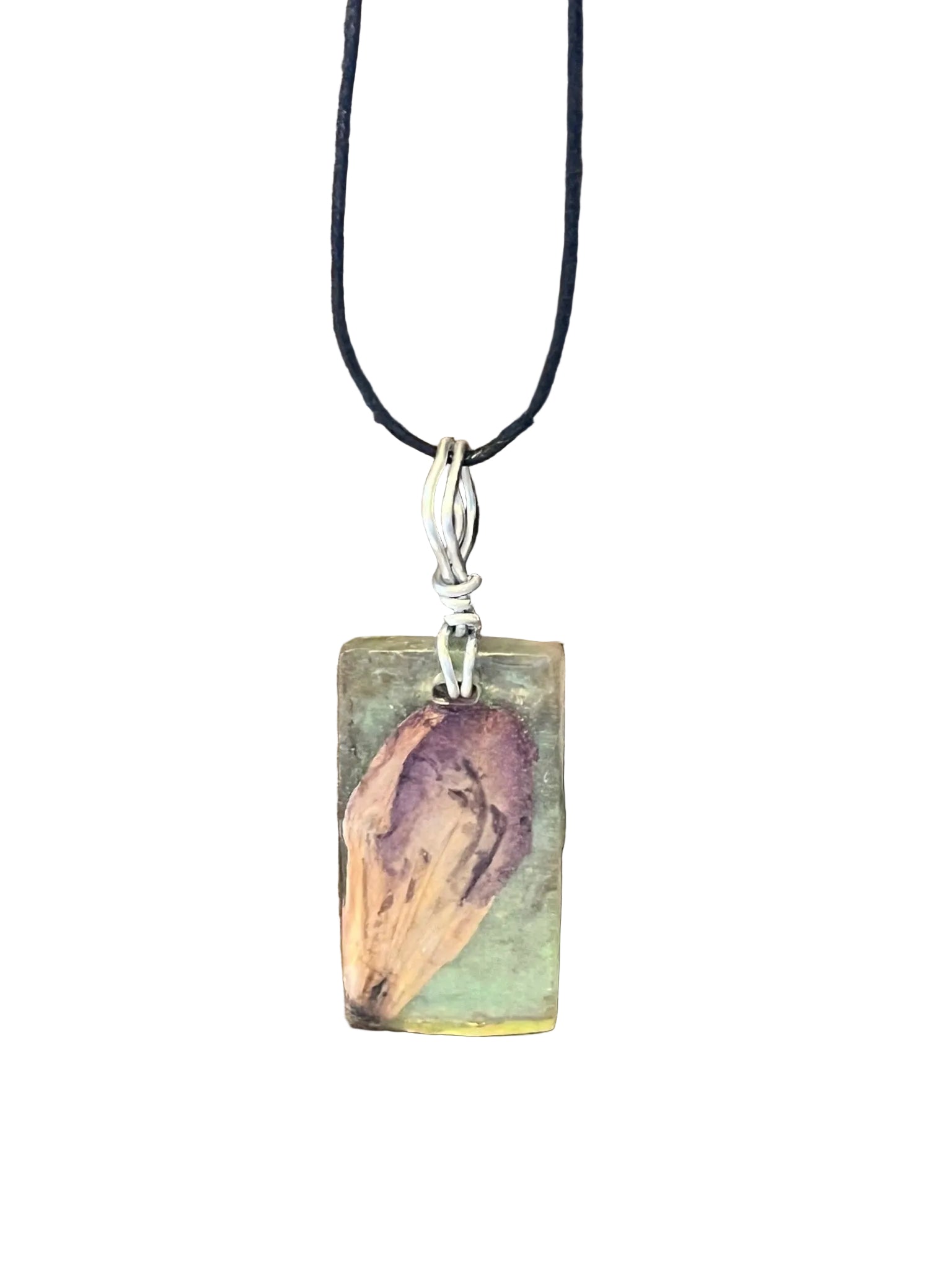 Real Pink Flower Resin Necklace | Botanical Pendant | Nature Inspired Jewelry