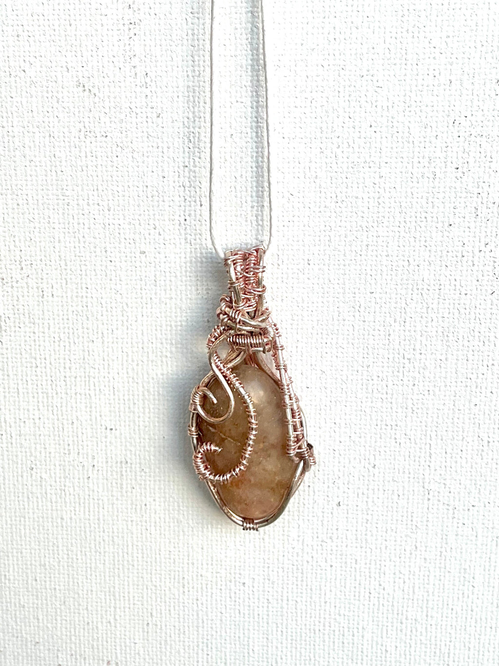 Tumbled Stone Wire Wrapped Pendants, Wire Wrapped Stone Necklace, Statement Piece Jewelry, Natural Jewelry