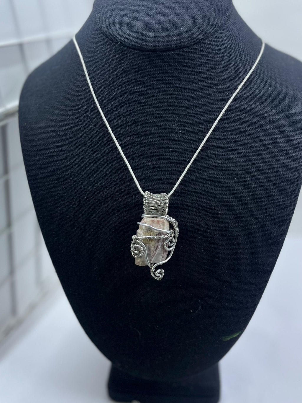Wire Wrapped Coral Pendant | One-of-a-Kind Coastal Jewelry | Ocean Inspired Statement Necklace