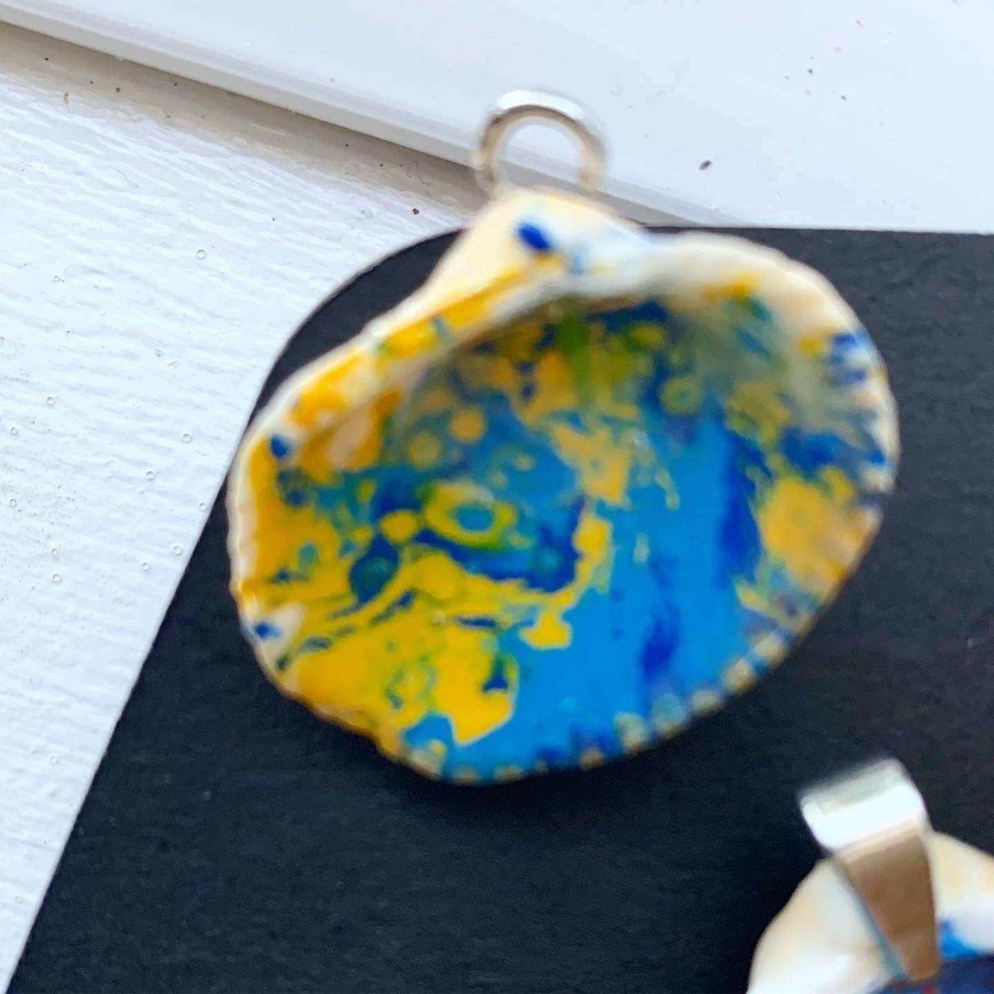 Seashell Pendant | Colorful Resin Shell Necklace