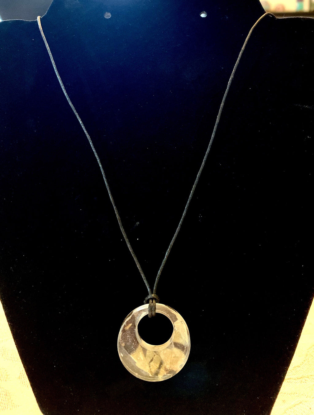 Butterfly Wing Resin Pendant | Real Insect Wing Necklace