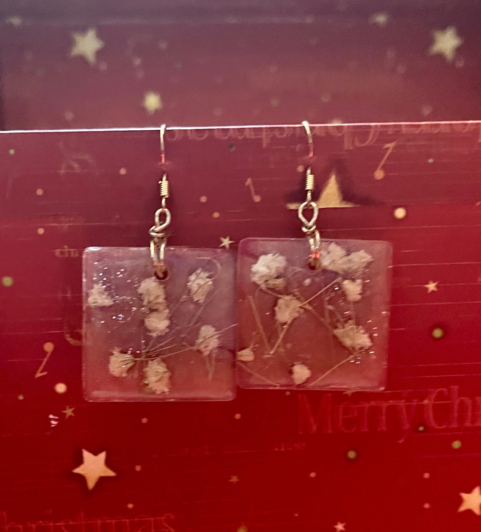 Floral Resin Bracelet | Baby’s Breath Bangle